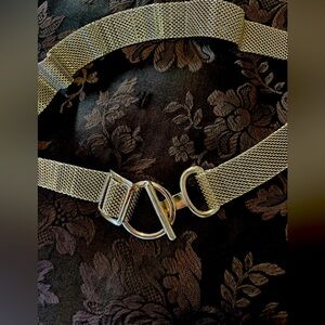 Great silver  mesh belt